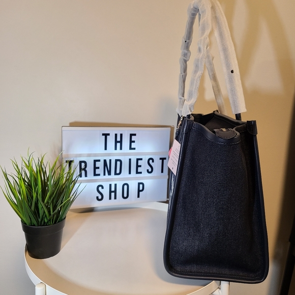 (BNWT) Kate Spade Denim Tote Bag - Picture 2 of 5